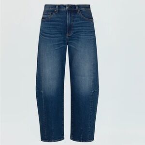 Pistola Petite Eli High Rise Barrel Jean in Mixer